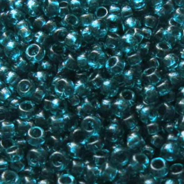 Transparent - Blue Zircon 11/0 Japanese Seed Beads (6in tube)